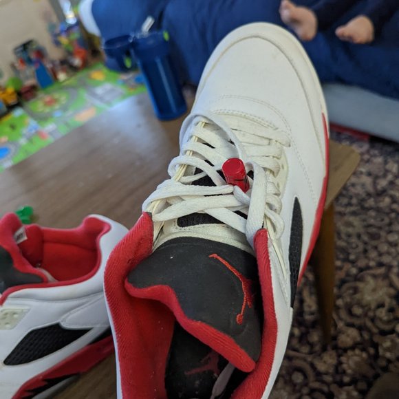 Jordan 5 Low Fire Red - Picture 6 of 11
